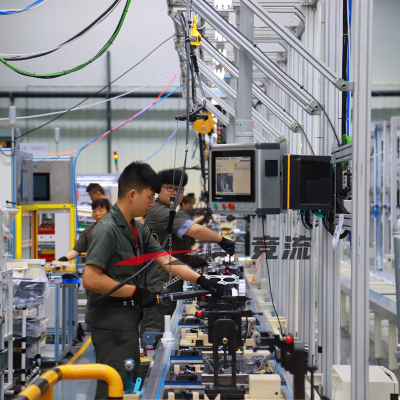 Motorcycle engine assembly line